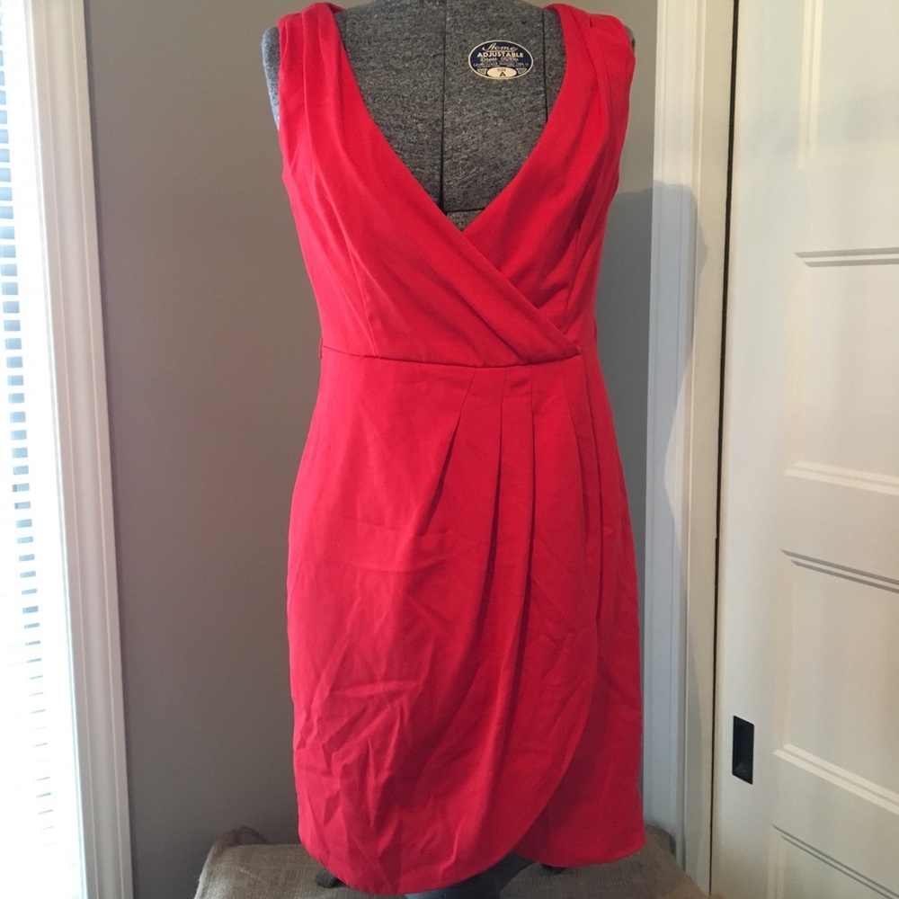 H&M sleeveless red dress
